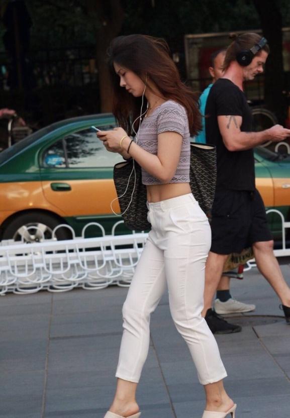 路人街拍, 美女