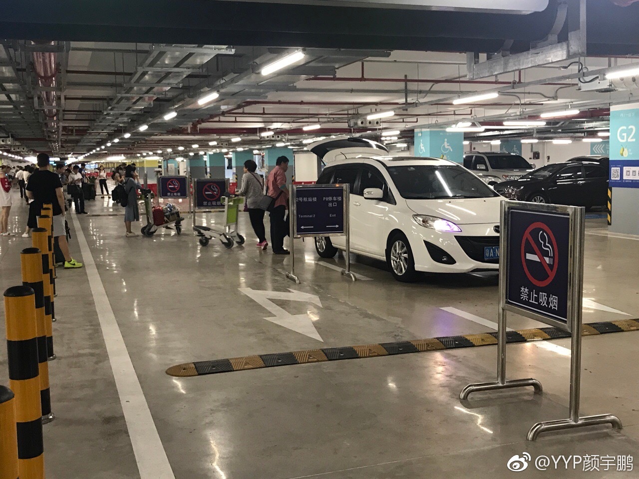 第一次在白云机场新T2到达坐网约车,只能到停