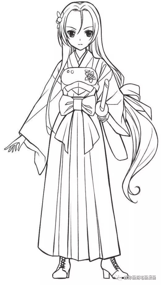 【基础手绘教程】古风漫画人物手绘教学,新手