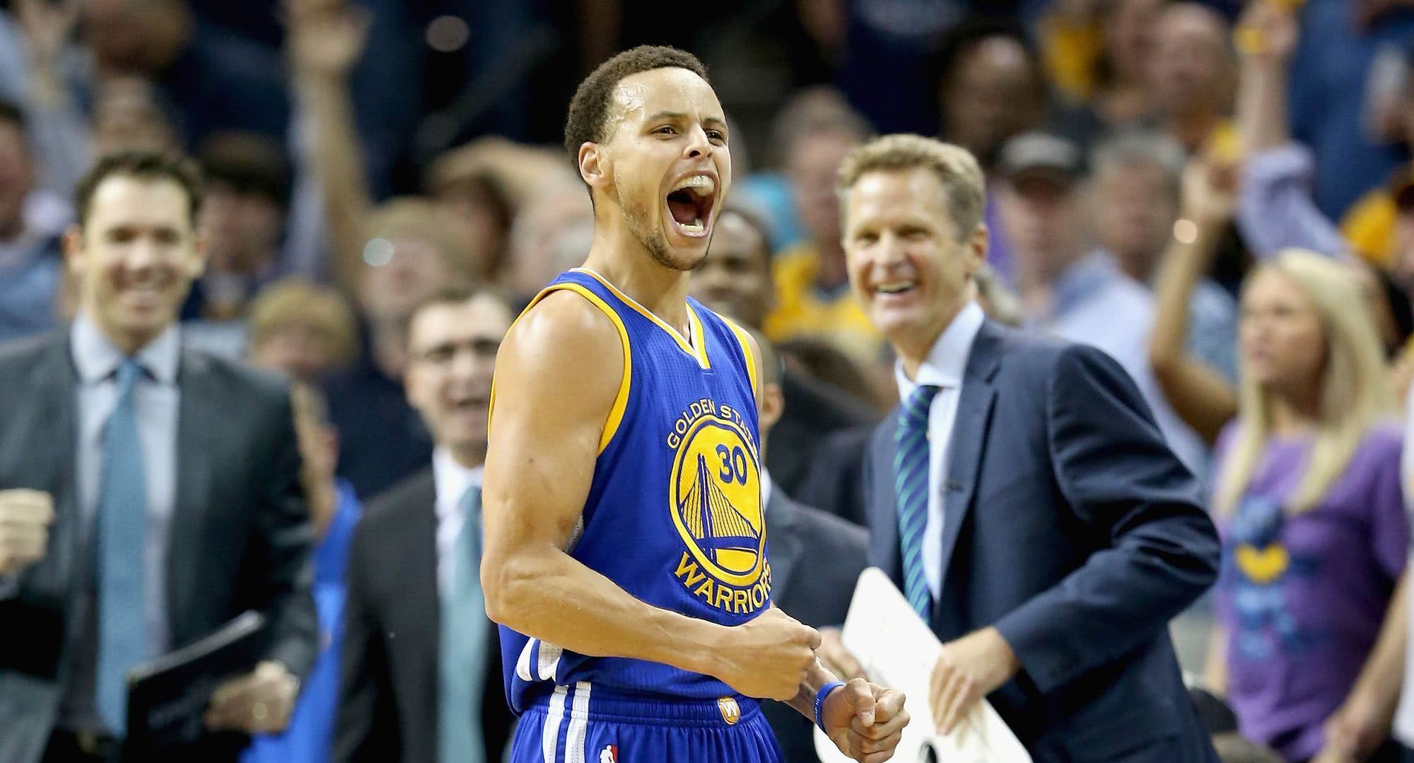 16年库里绝杀雷霆,杨毅柯凡一句话太经典,科尔