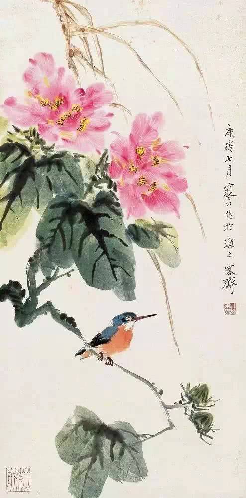 "海派四旦"花鸟鱼虫作品欣赏