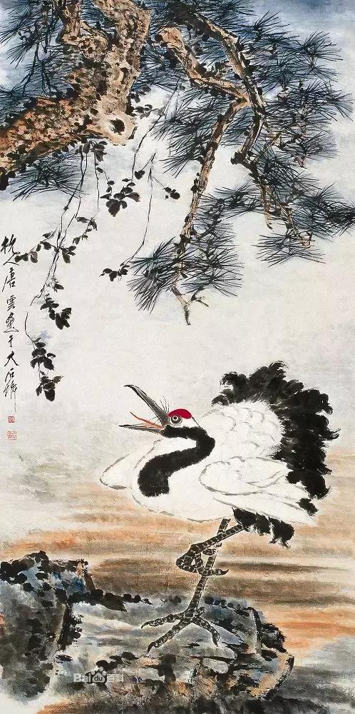 国画清赏唐云花鸟画作