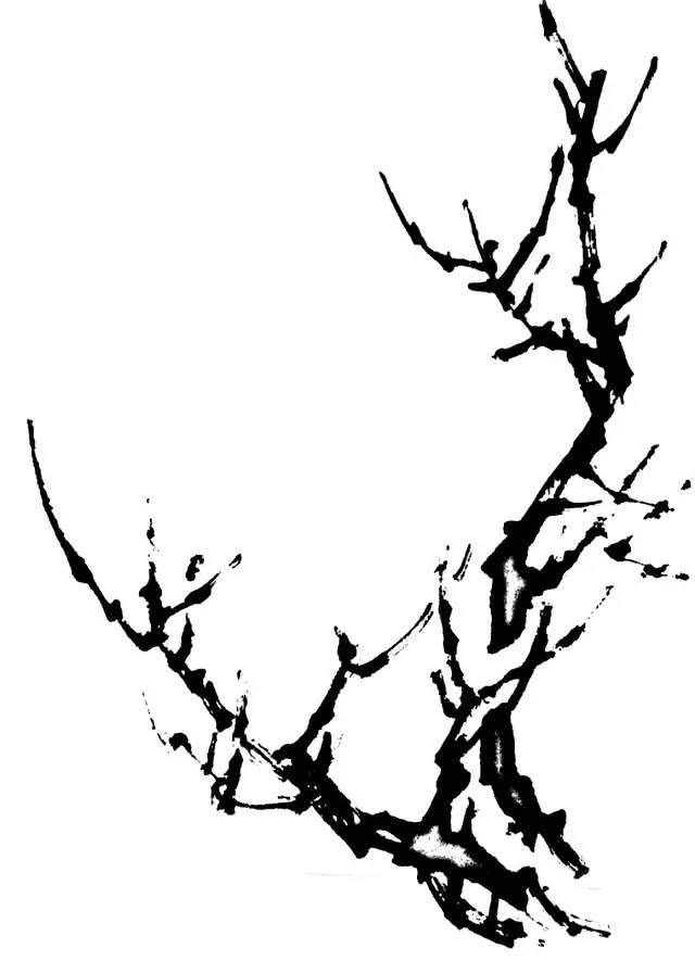 跟着花鸟画大师孙其峰学画梅花|梅花|枝干|墨色_新浪网