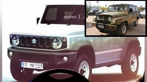 北汽要笑晕了，铃木全新吉姆尼撞脸20年前军绿吉普，真经典