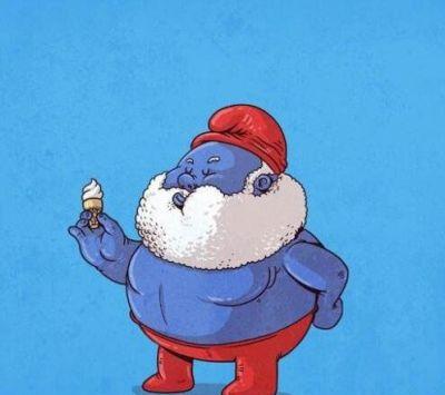 一组有创意胖胖的卡通可爱头像 搞笑可爱的胖胖卡通头像