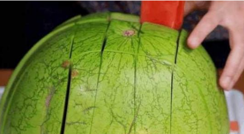 饭店服务员这样切西瓜,客人见了纷纷称赞,网友