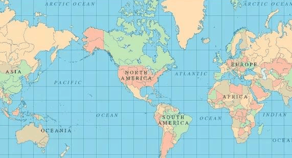 世界各国以自己作为“中央之国”的世界地图是什么样子的？