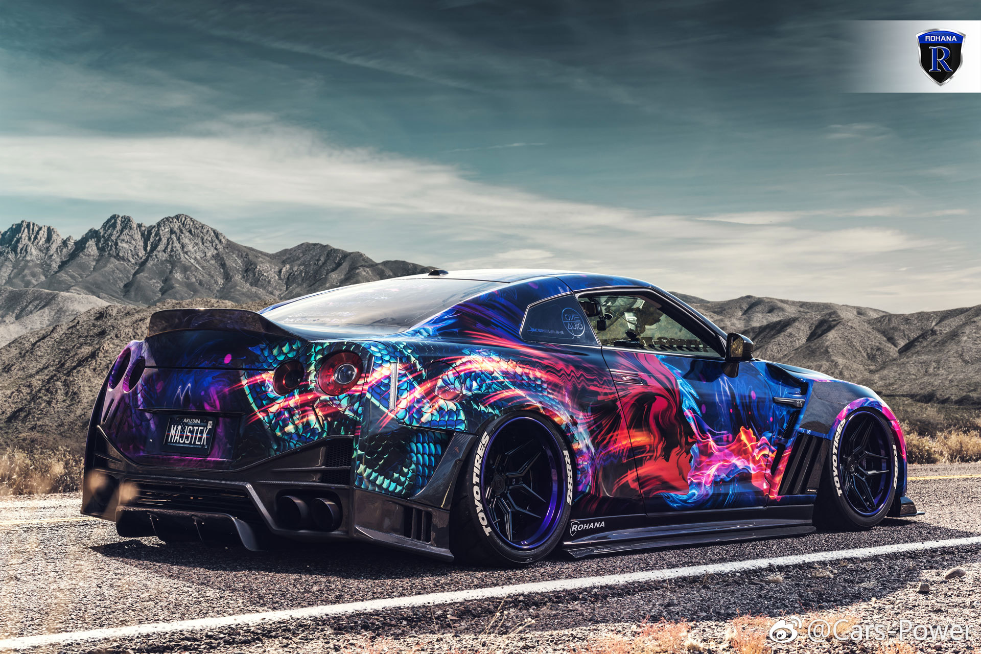 宽体涂装-日产战神 R35 GT-R