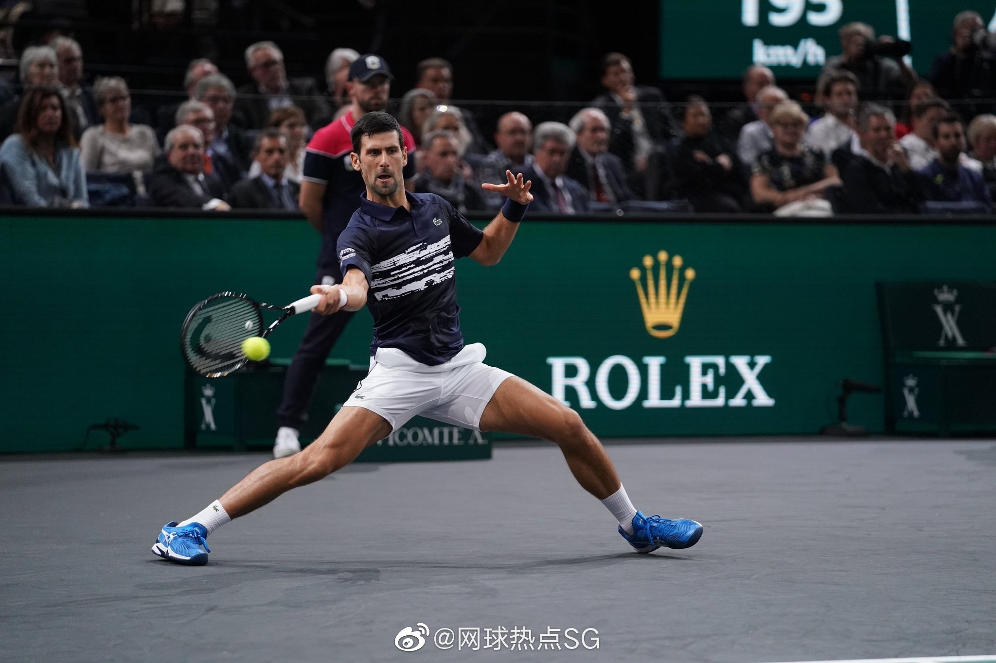 58分钟,德约科维奇以6-1/6-2横扫西西帕斯