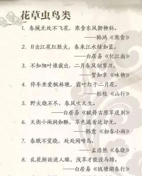 不会背诵全诗没关系，但至少要知道这100个千古名句！太经典了！