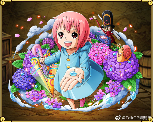 今天8月4日是路飞的众多公主朋友之一蕾贝卡的生日