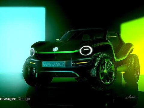 Buggy的砂地越野车