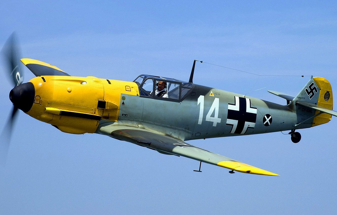 地表最强王牌空军的"坐骑",二战德国bf 109战斗机