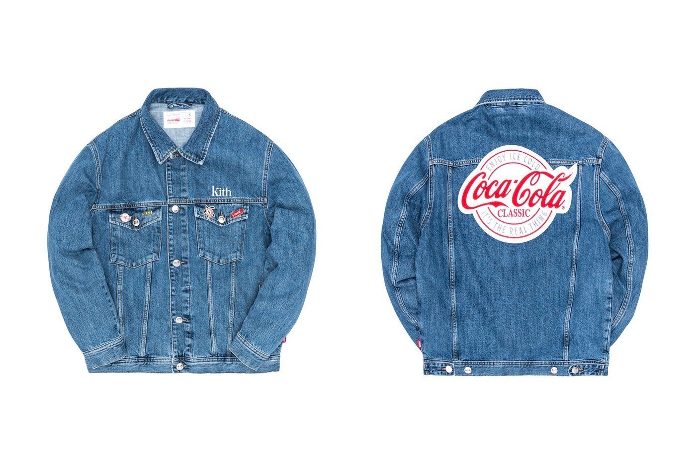 kith x coca-cola denim jacket