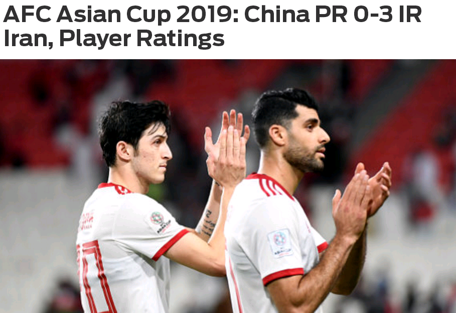 国足赛后评分:郑智6分全队最高,冯潇霆3分倒数