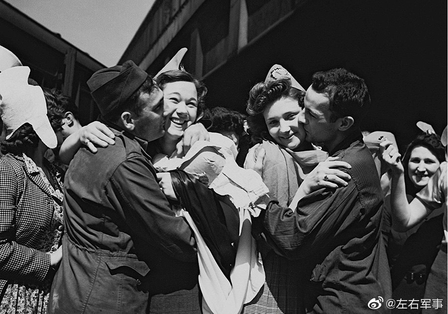 1945年5月8日,从巴黎,到伦敦,再到纽约,庆祝欧