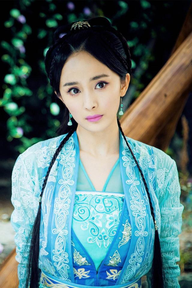 古装剧中蓝衣美女,杨幂刘诗诗赵丽颖好美,鞠婧祎简直就是小仙女