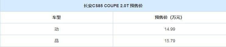 长安CS85配置公布 四根排气筒绝对撩人，网友称：可以放弃卡宴了