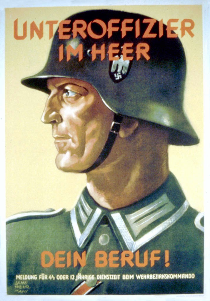 二战时期的德军海报