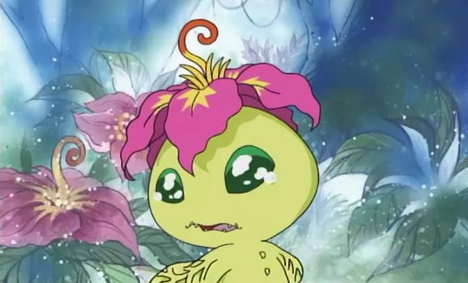 巴鲁兽:美美… 孩子们登上电车,拉起车窗,与数码宝贝们相望不舍.