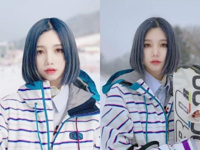 你的发色已过时,2019年流行的“雾霾蓝”发色,最显白最美!|发色|雾霾|短发