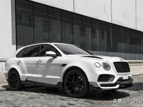 宾利添越GTX 4x4改装版，气场足以震慑库里南，这套轮毂得几万吧