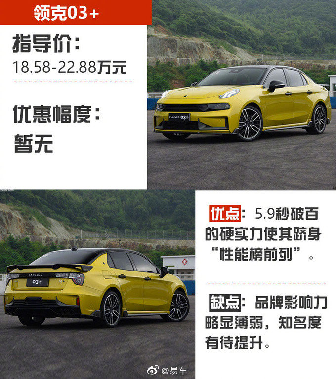 零百加速6秒内 预算22万能买到的最强性能车