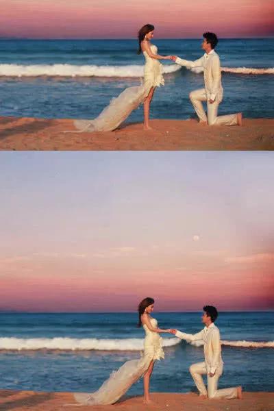 李小璐默默关注贾乃亮,微博背景仍是求婚照,网