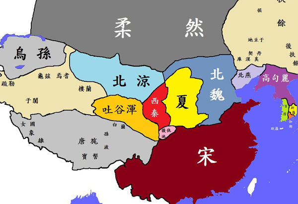 最后一个匈奴王朝开国皇帝战无不胜击碎刘裕的统一梦