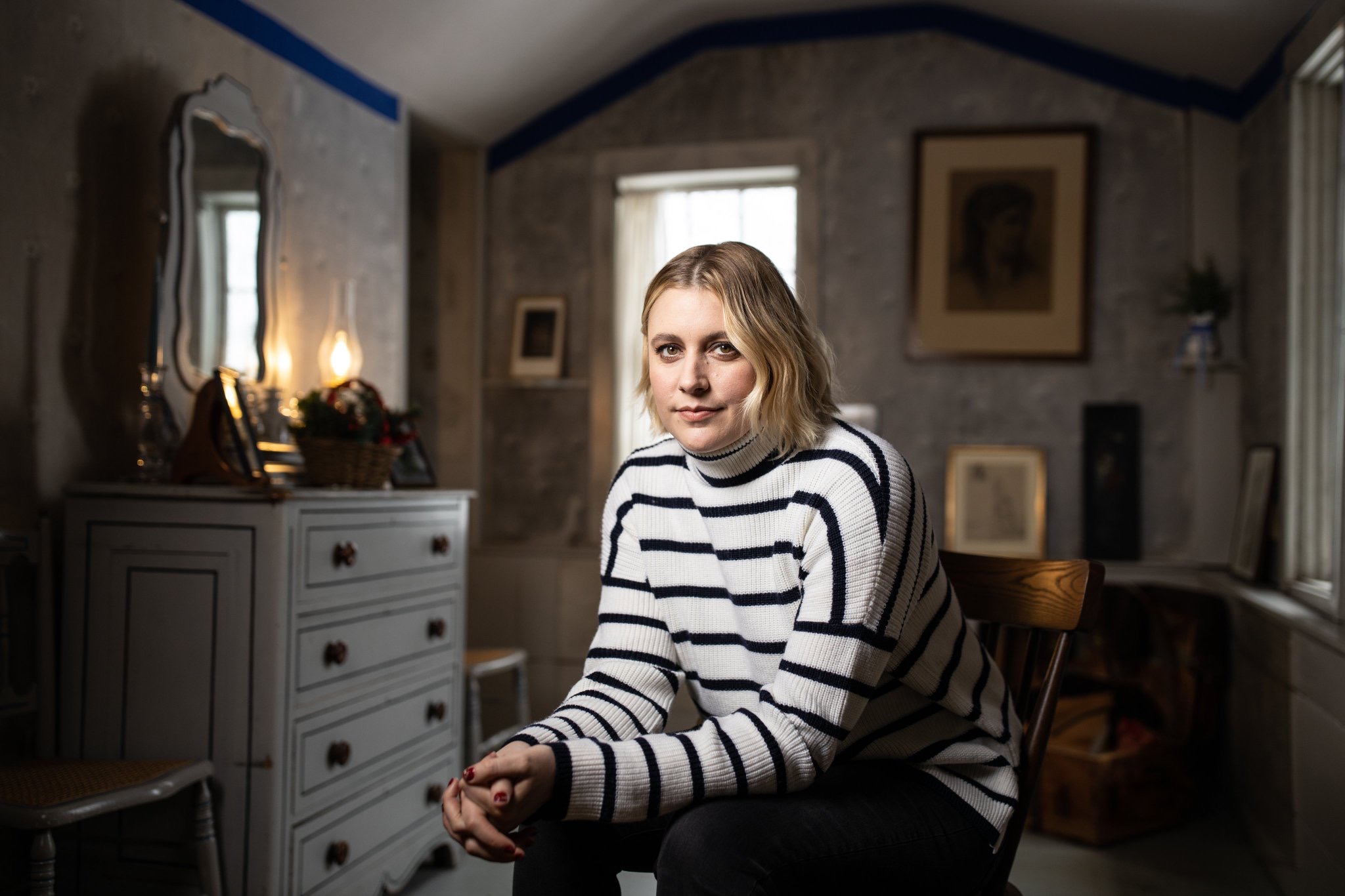 greta gerwig for the times.photographed by aram boghosian