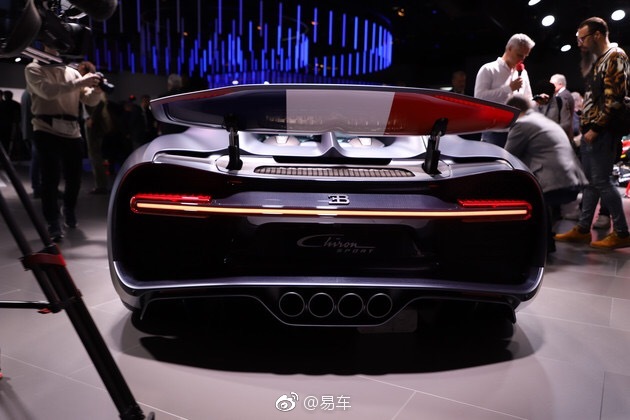 2019日内瓦车展:布加迪Chiron 110周年版亮相 限量20台,依然搭载8