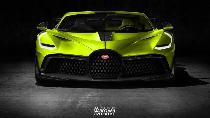 布加迪bugatti divo诱人的涂装,一起来培养一下自我的色彩审美