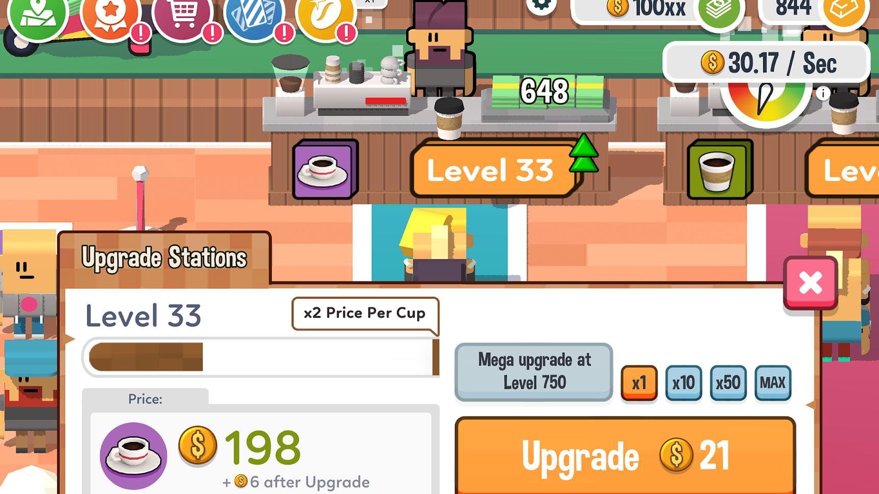 美式画风放置模拟经营手游《IdleCoffeeCorp》 美式画风放置模拟经营手游《Idle Coffee Corp》
