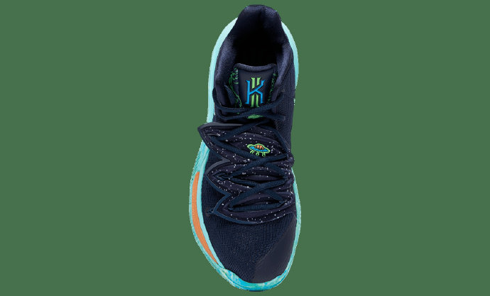  Special offer to kill Wanlizu Shoe Cabinet NIKE KYRIE 5 EP UFO Starry Blue Splashing Dark Green