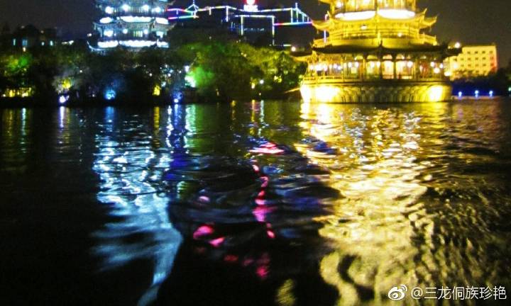 夜游桂林两江四湖，你绝对不想错过的灯光盛宴