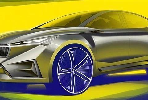 斯柯达VISION iV设计图曝光 日内瓦车展亮相