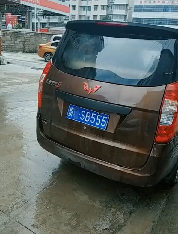 街头偶遇豹子号五菱神车,车牌前二个字母太吸睛,网友