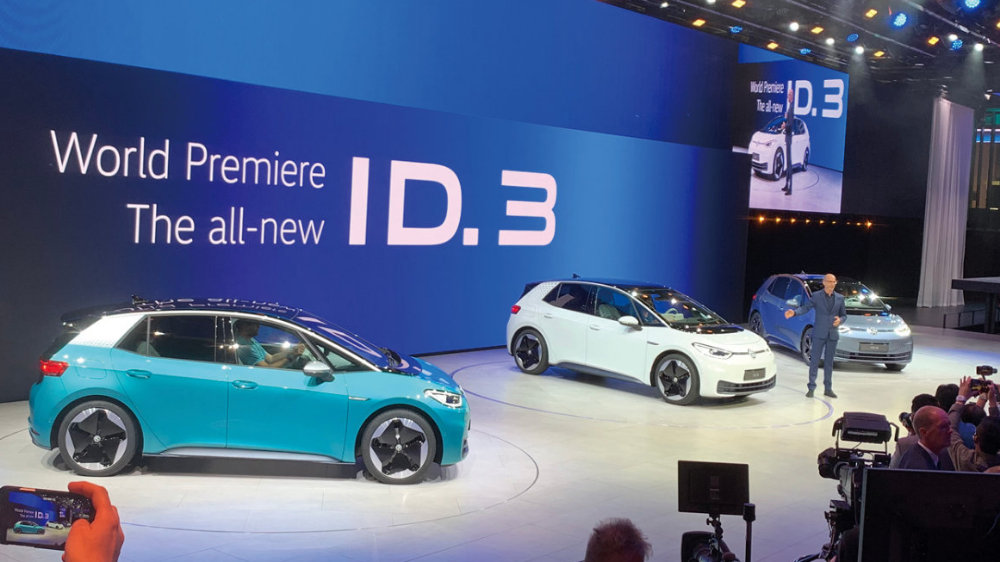 大众集团规划2028年上线70款纯电动车 续航550km大众ID.3正式亮相