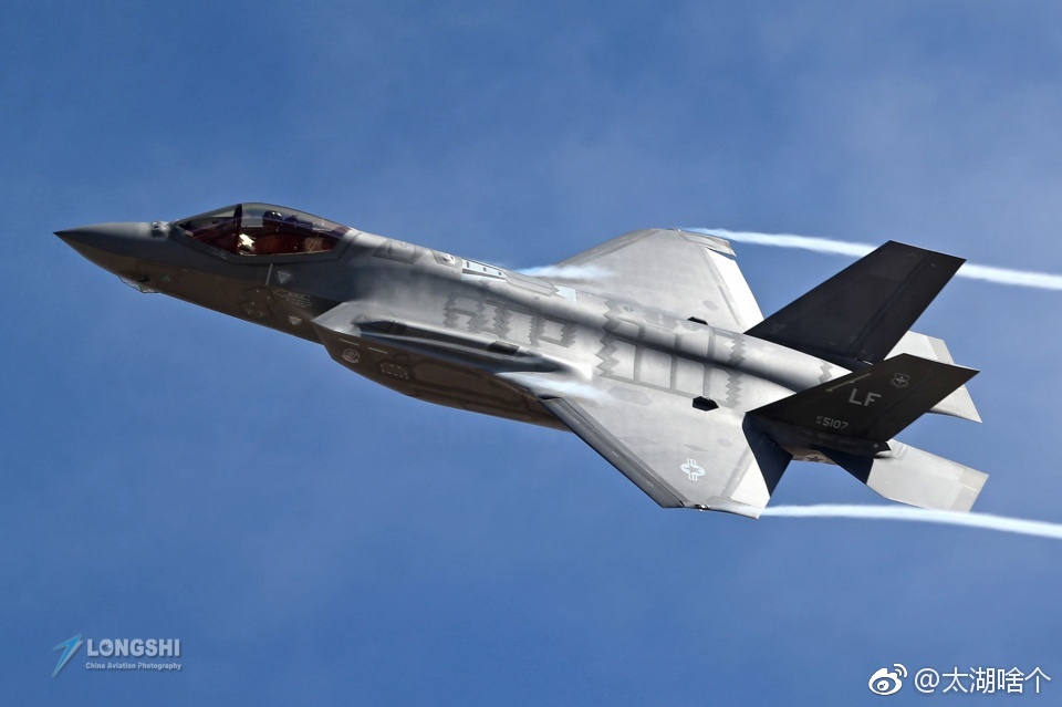 美国空军f-35a闪电ii战斗机在红旗军演中没有使用隐身模式