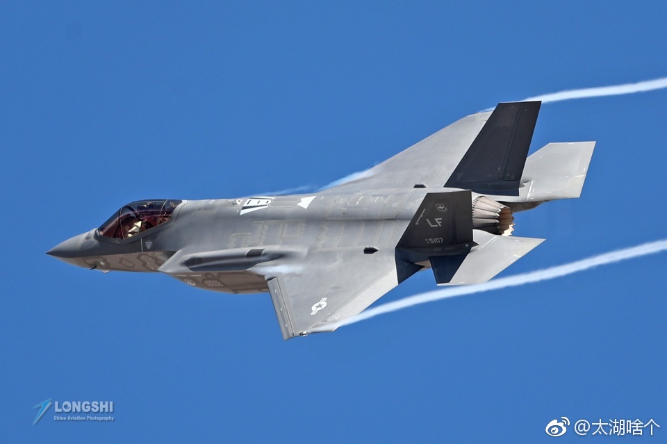 美国空军f-35a闪电ii战斗机在红旗军演中没有使用隐身模式