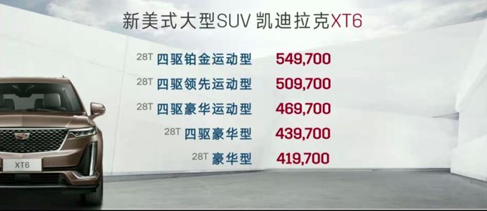 填补40-50万豪华六座SUV空白，XT6能助力凯迪拉克取得新突破吗