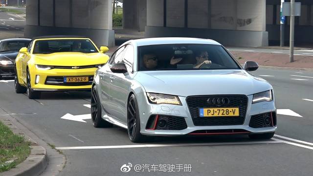 跑车和改装车加速!奥迪RS7, Aventador SV, C63S, 720S