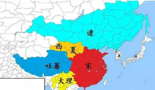 宋朝地图全图高清版图片