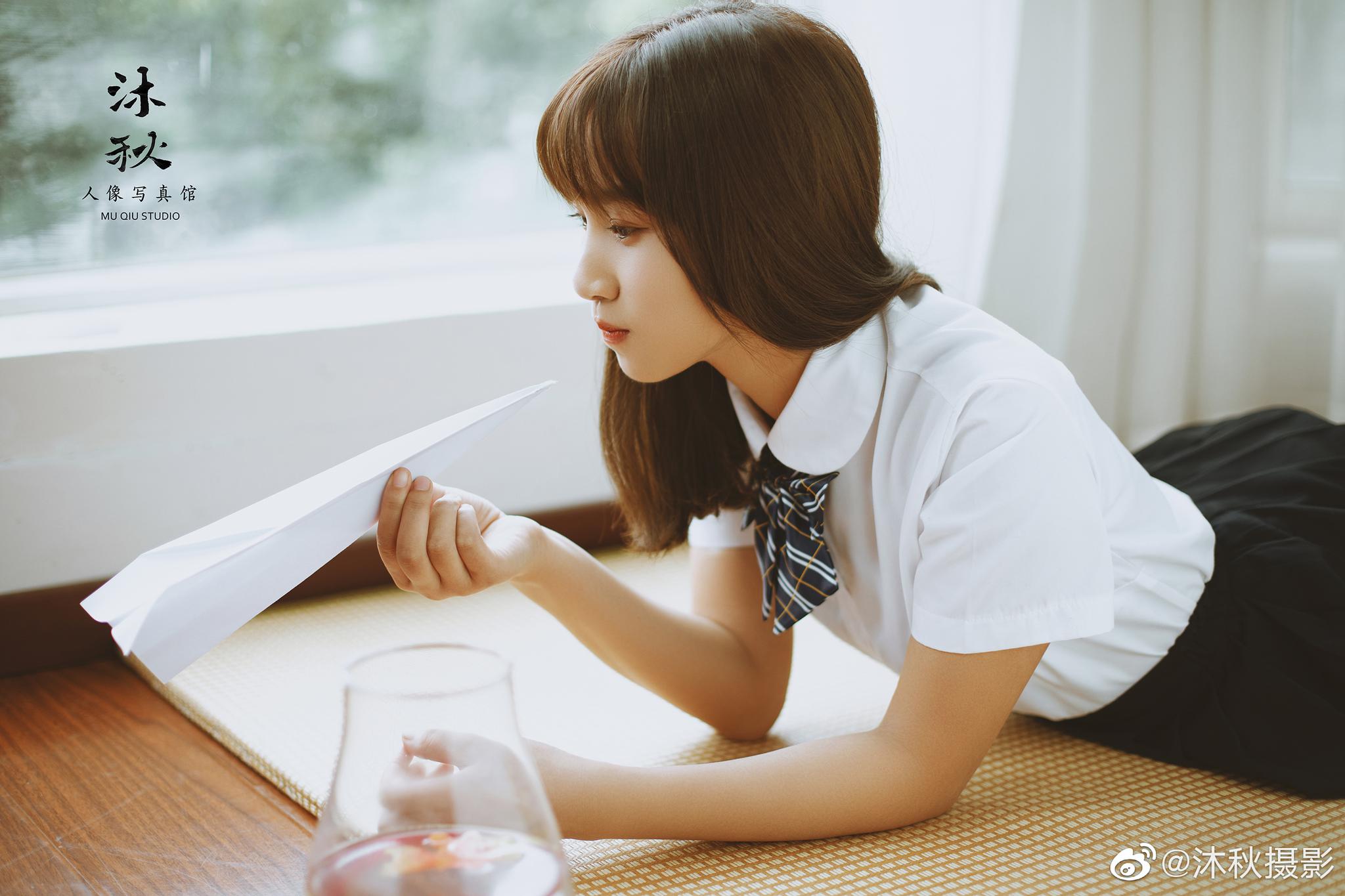 少女写真 学院风是每个来拍照小仙女都不会错过的 沐秋写真馆用 高清图集 新浪网