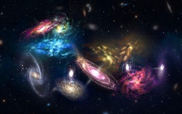 宇宙趣图太阳系和银河系的运动轨迹星轨是天空的道路