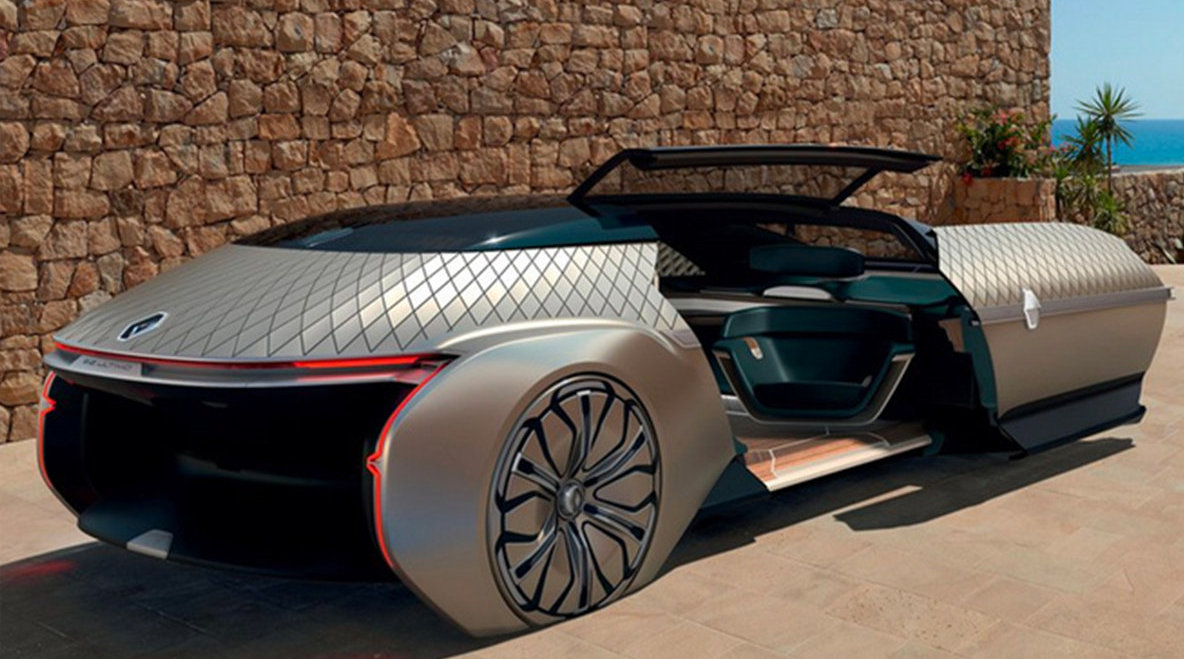 展望未来出行方式 充满科技感的雷诺EZ概念车