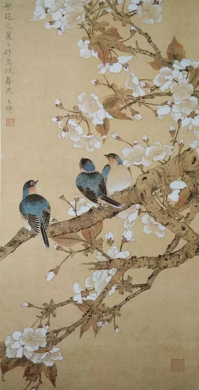 中国画坛工笔花鸟画大师陈之佛的花鸟世界108幅