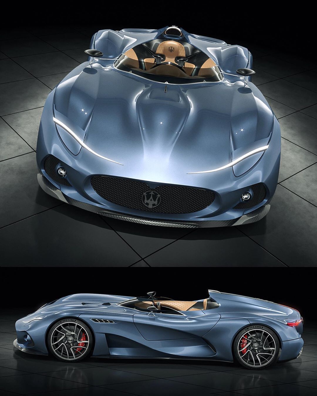 设计未来感满满的玛莎拉蒂概念车！