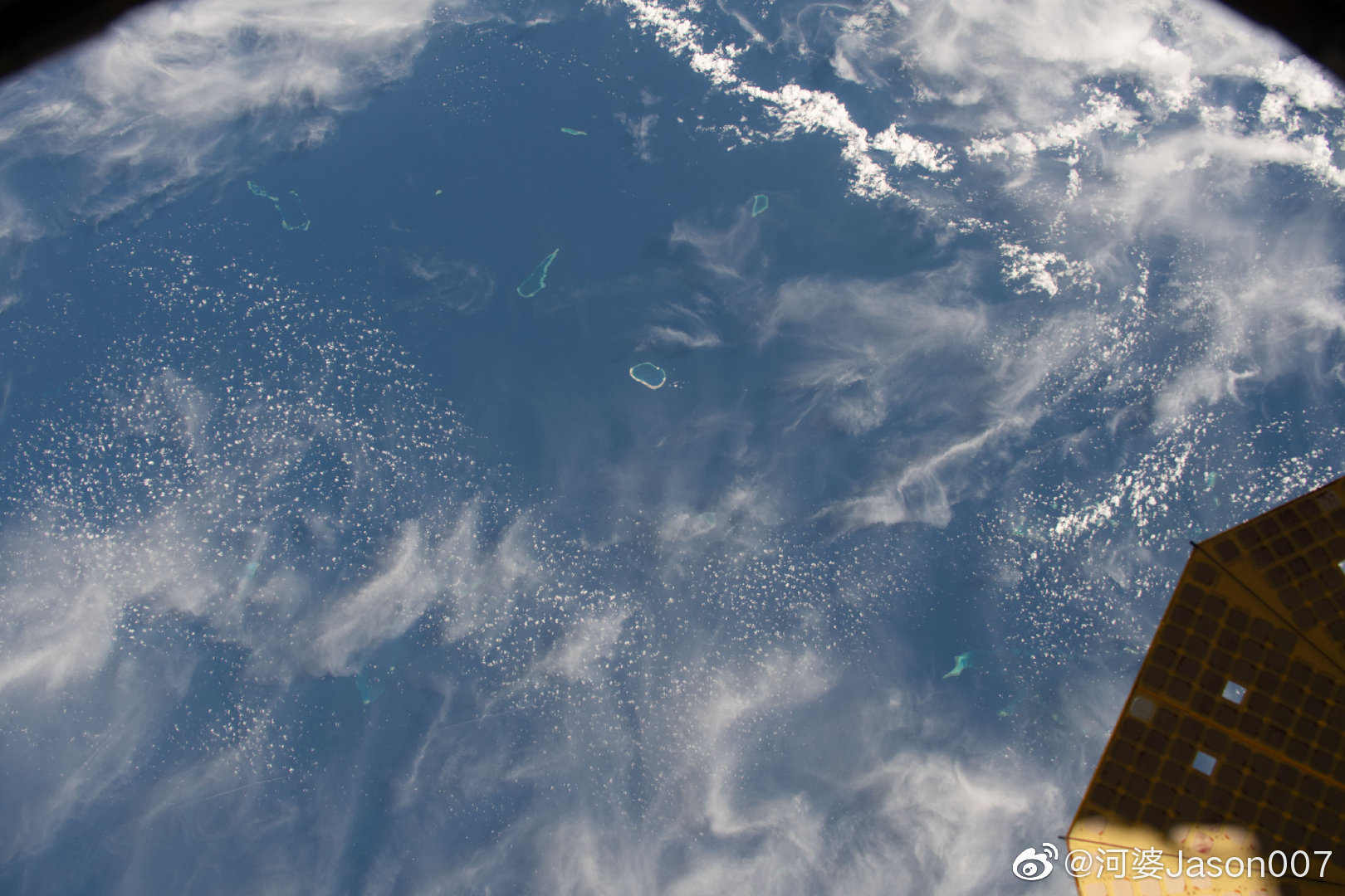 4月27日国际空间站俯视美济岛