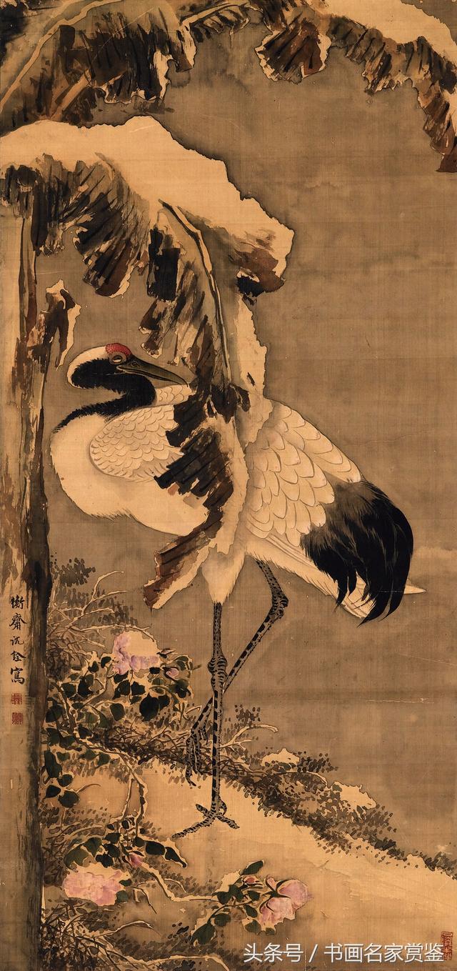 创南苹派写生画深受日人推崇清代宫廷画家沈铨